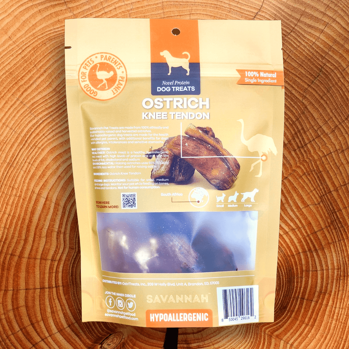 Chewy Ostrich Knee Tendon: The Satisfying, Joint-Supporting Chew from Savannah Pet Food