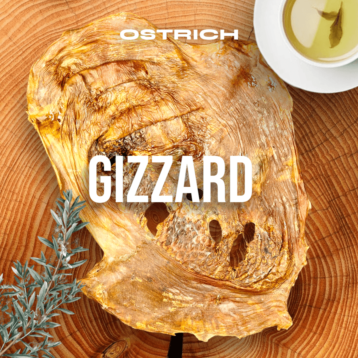 Chewy Ostrich Whole Gizzard: The Protein & Omega-3 Rich, Natural Dog Chew Treat from Savannah Pet Food