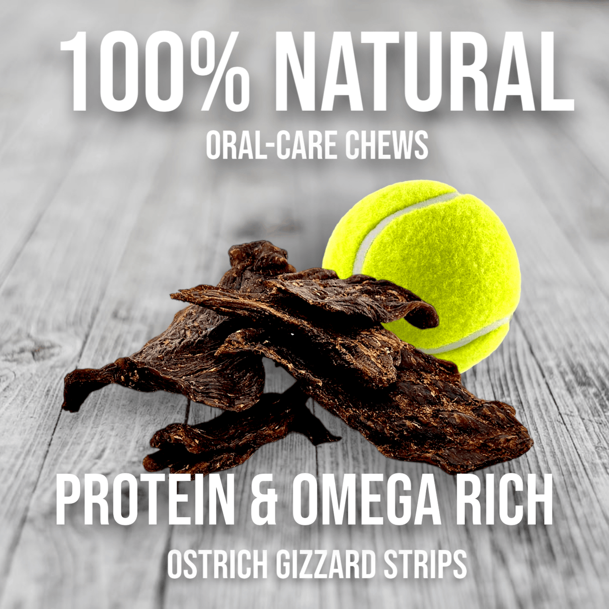 Chewy Ostrich Gizzard Strips: The Protein & Omega-3 Rich, Natural Dog Chew Treat from Savannah Pet Food