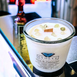 Rocks Candle - Gin & Juniper (Wood Wick Prehnite Gemstone Soy Candle) from Evolve Botanica