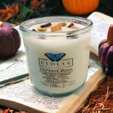 Rocks Candle - Harvest Moon (Wood Wick Mookite Gemstone Soy Candle) from Evolve Botanica