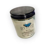Classic 9oz Jam Jar Crystal Soy Candle - Main Character (Citrine & Snow Quartz) from Evolve Botanica