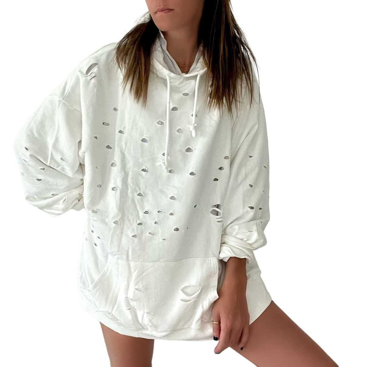 'Tequila and the Beach' Painted Hoodie from Wren + Glory