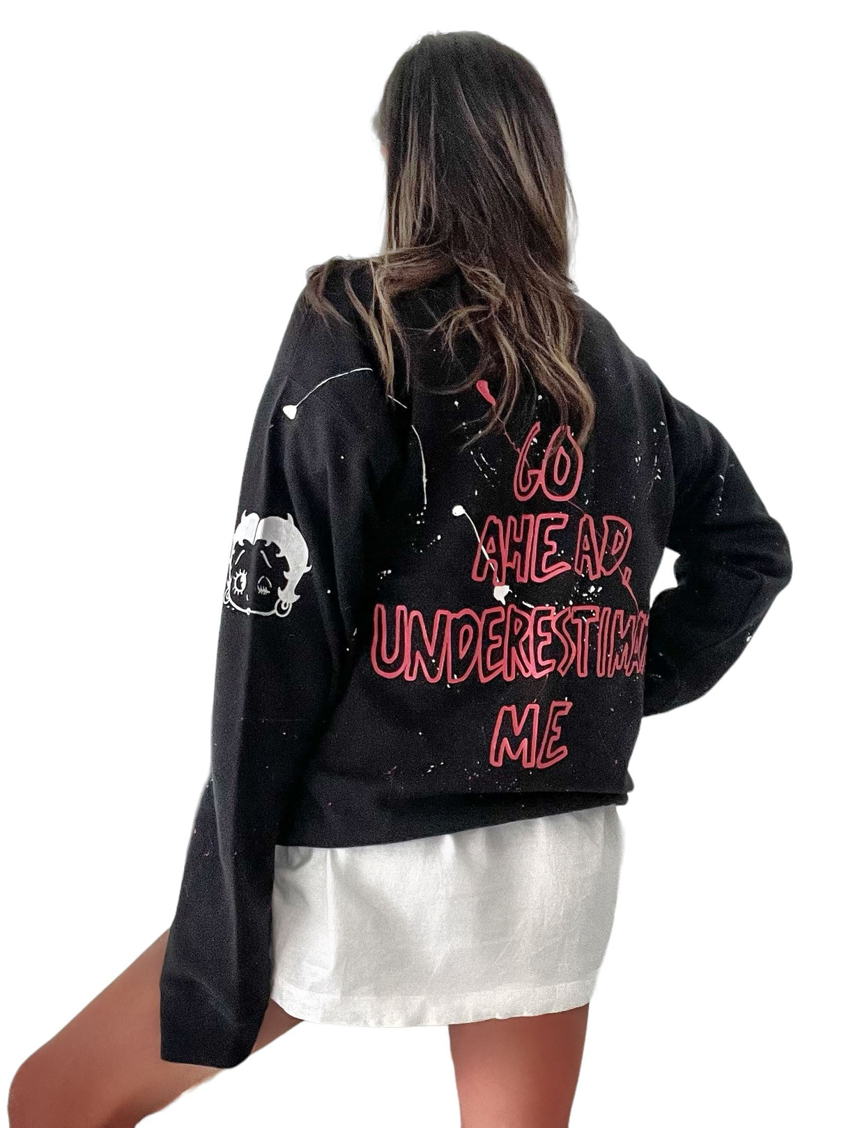 'Betty Boop x W+G' Crewneck from Wren + Glory
