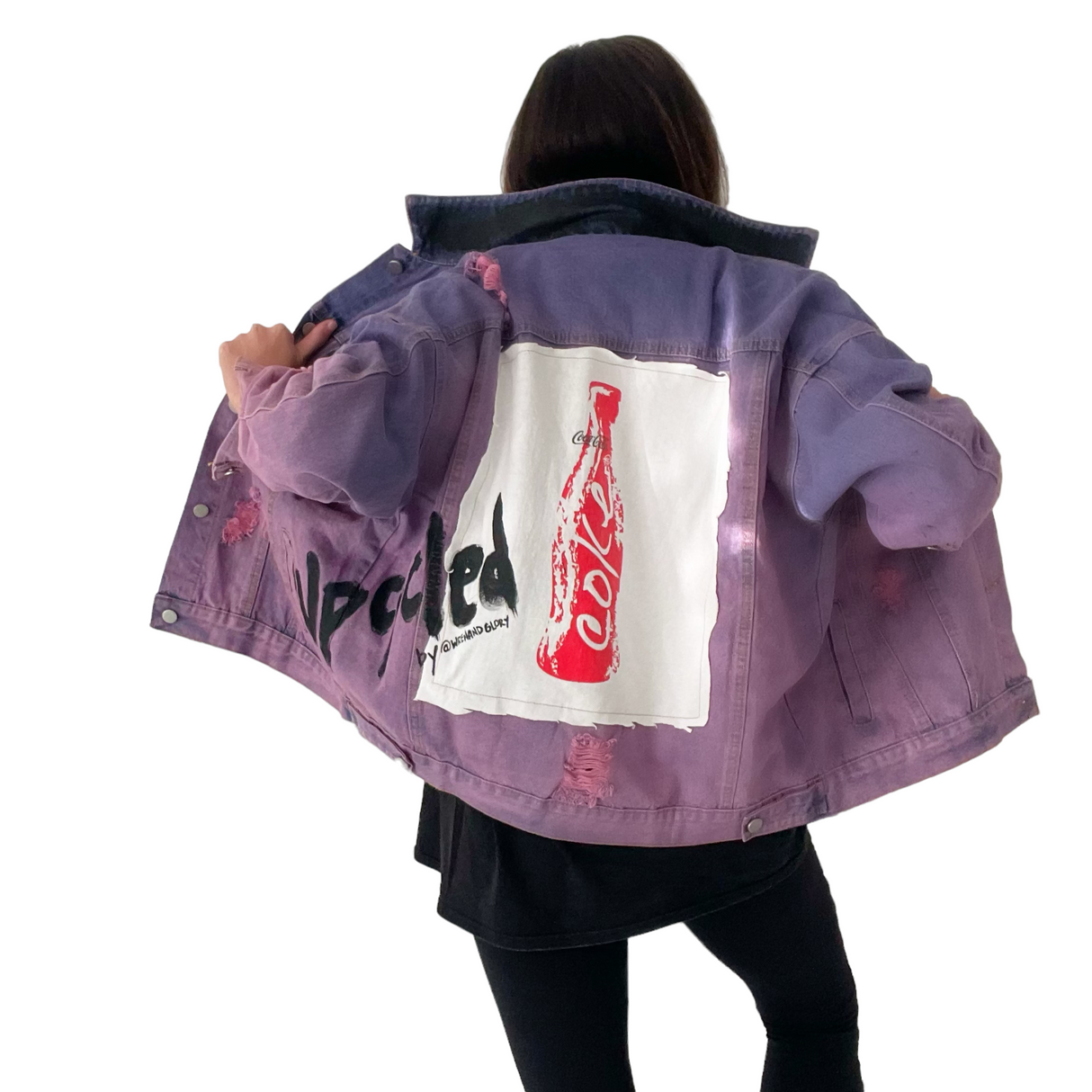 'UPCYCLED' by W+G Denim Jacket from Wren + Glory