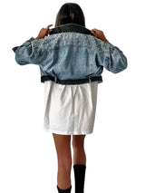 'Spiked and Beyond' Denim Jacket from Wren + Glory