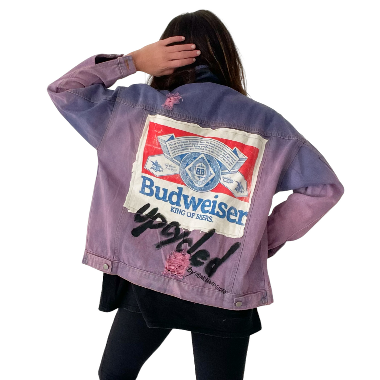 'UPCYCLED' by W+G Denim Jacket from Wren + Glory