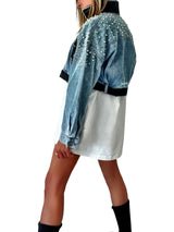'Spiked and Beyond' Denim Jacket from Wren + Glory