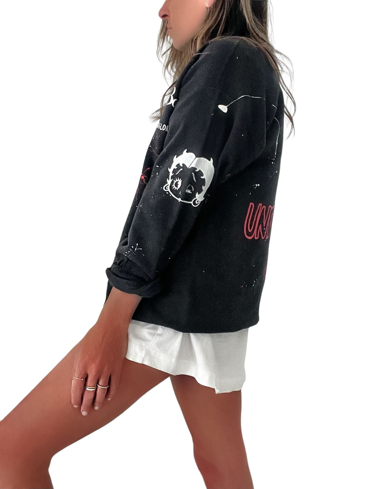 'Betty Boop x W+G' Crewneck from Wren + Glory