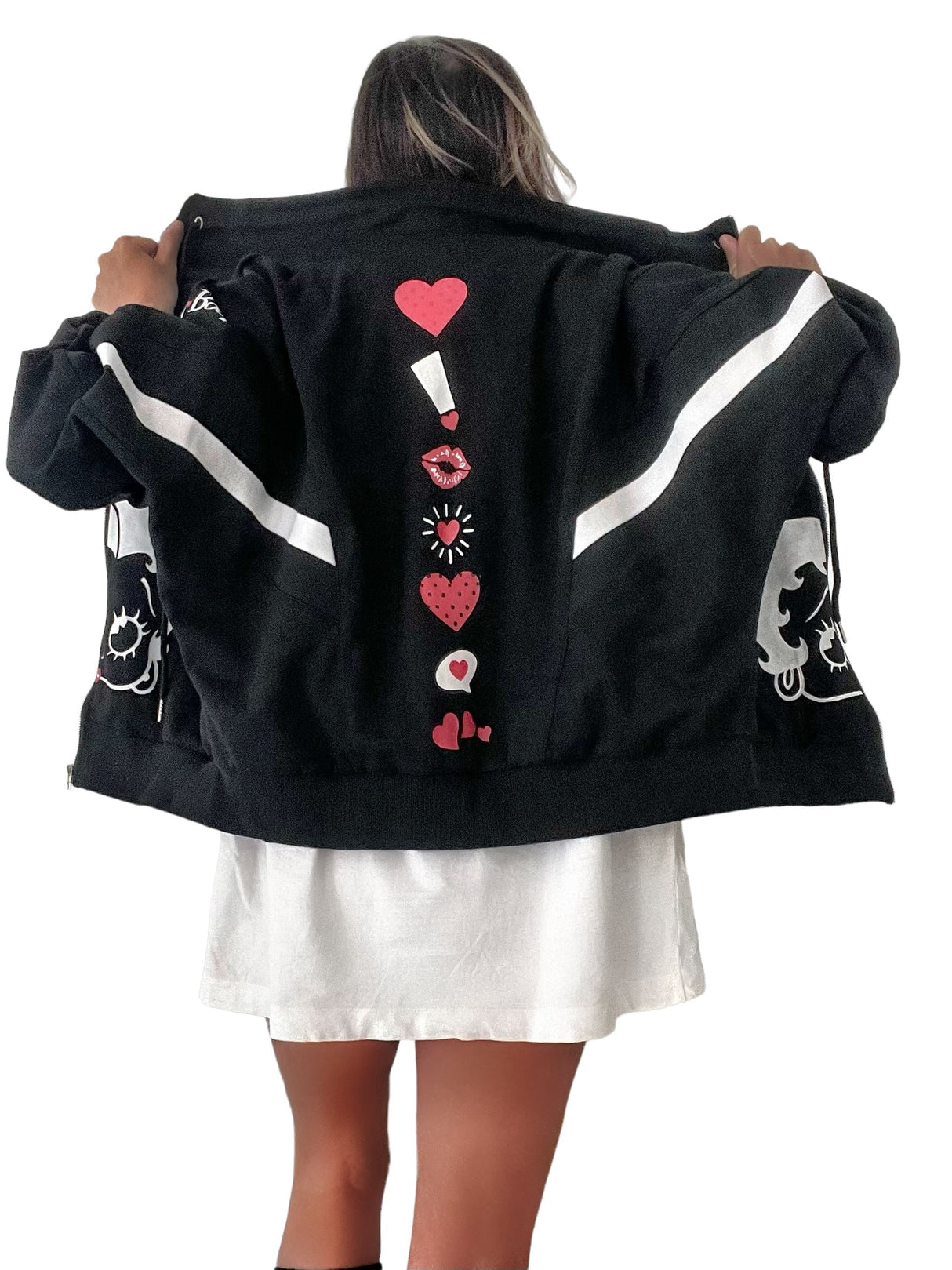 'Betty Boop x W+G' Sweat Jacket from Wren + Glory