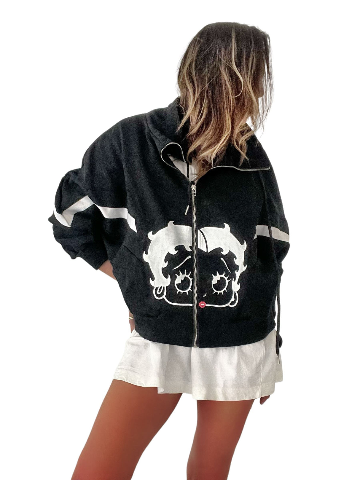 'Betty Boop x W+G' Sweat Jacket from Wren + Glory