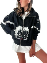 'Betty Boop x W+G' Sweat Jacket from Wren + Glory