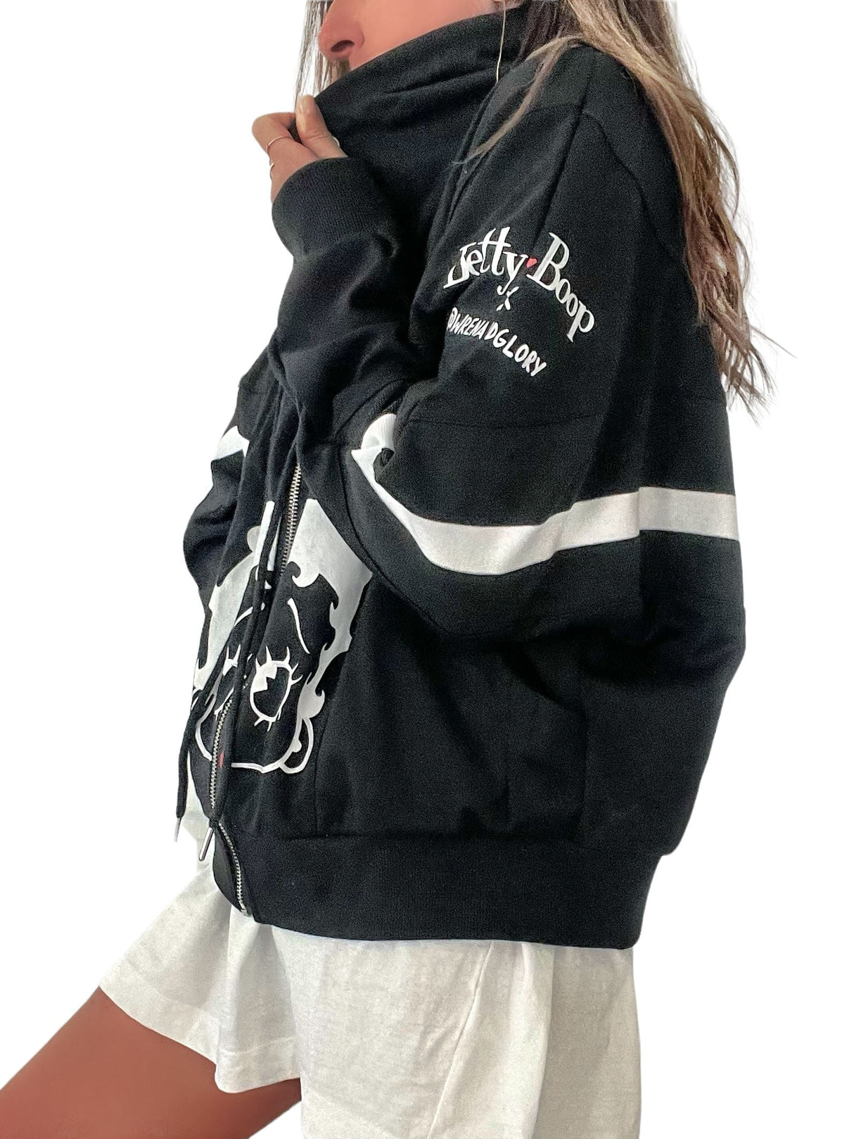 'Betty Boop x W+G' Sweat Jacket from Wren + Glory