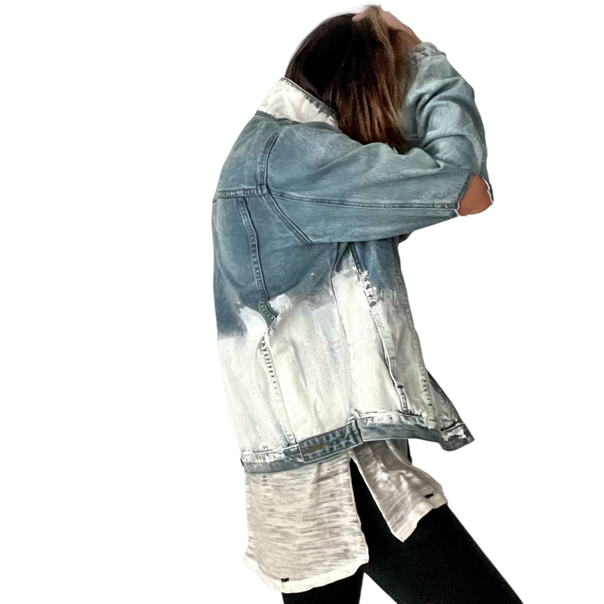 'Beyond White' Denim Jacket from Wren + Glory