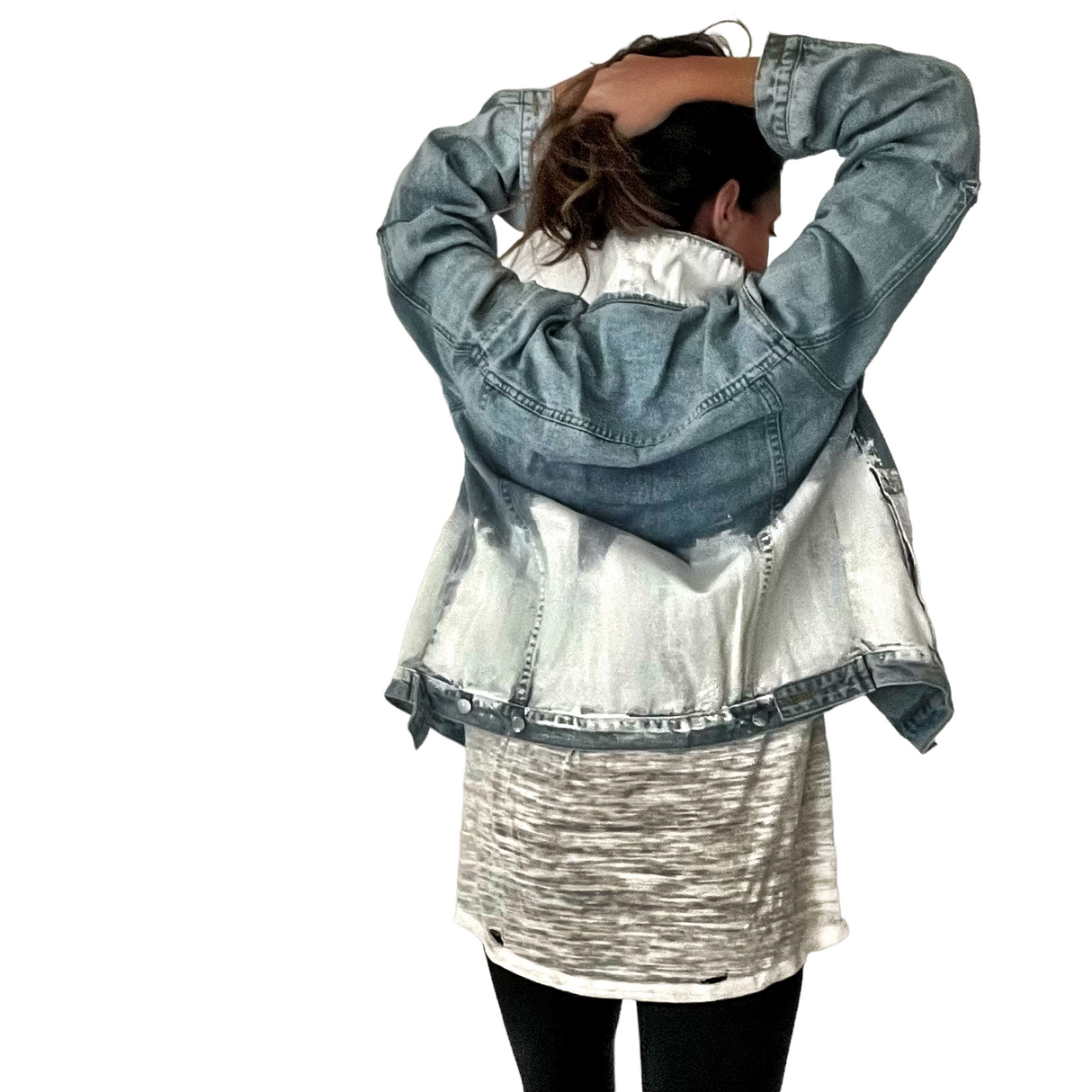 'Beyond White' Denim Jacket from Wren + Glory