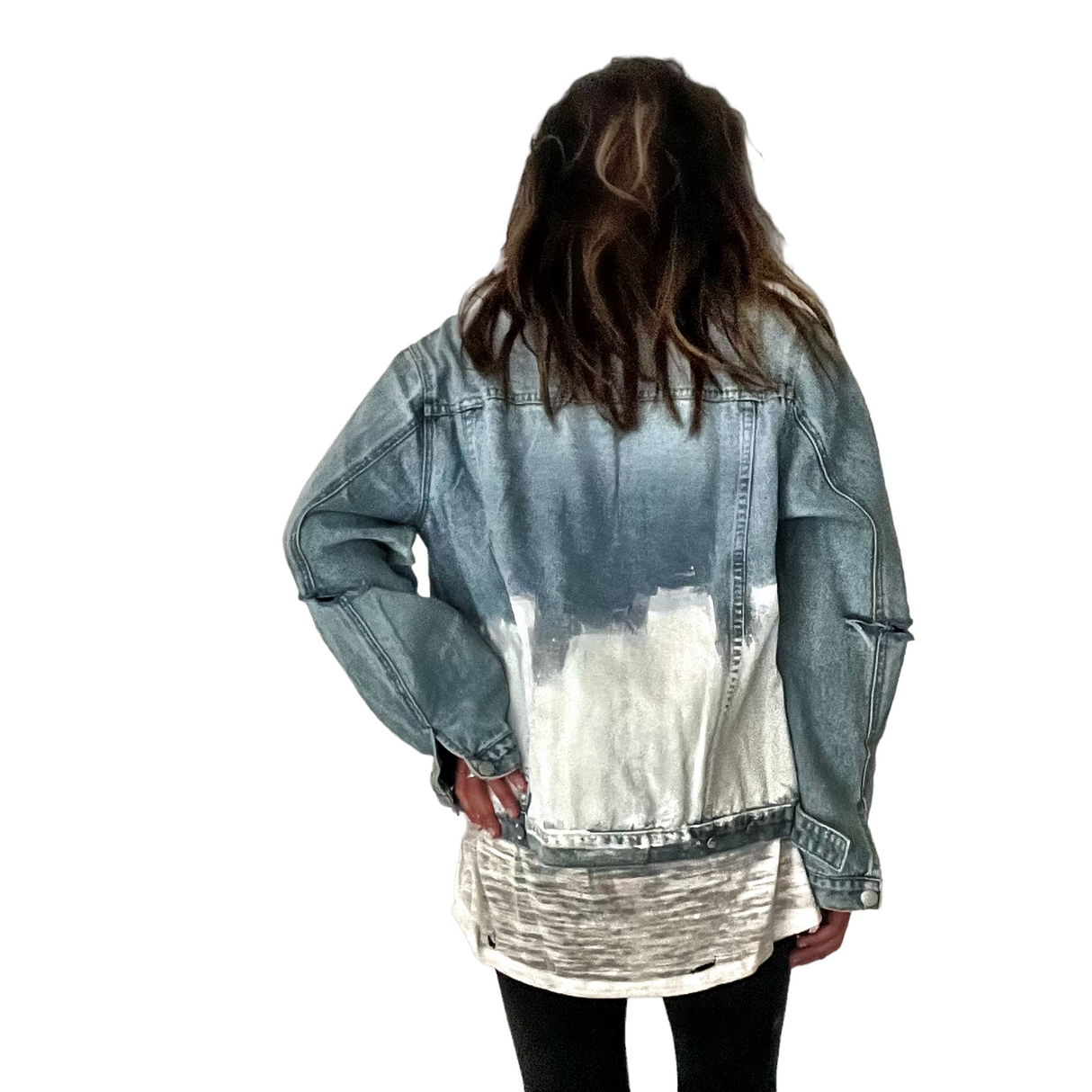 'Beyond White' Denim Jacket from Wren + Glory
