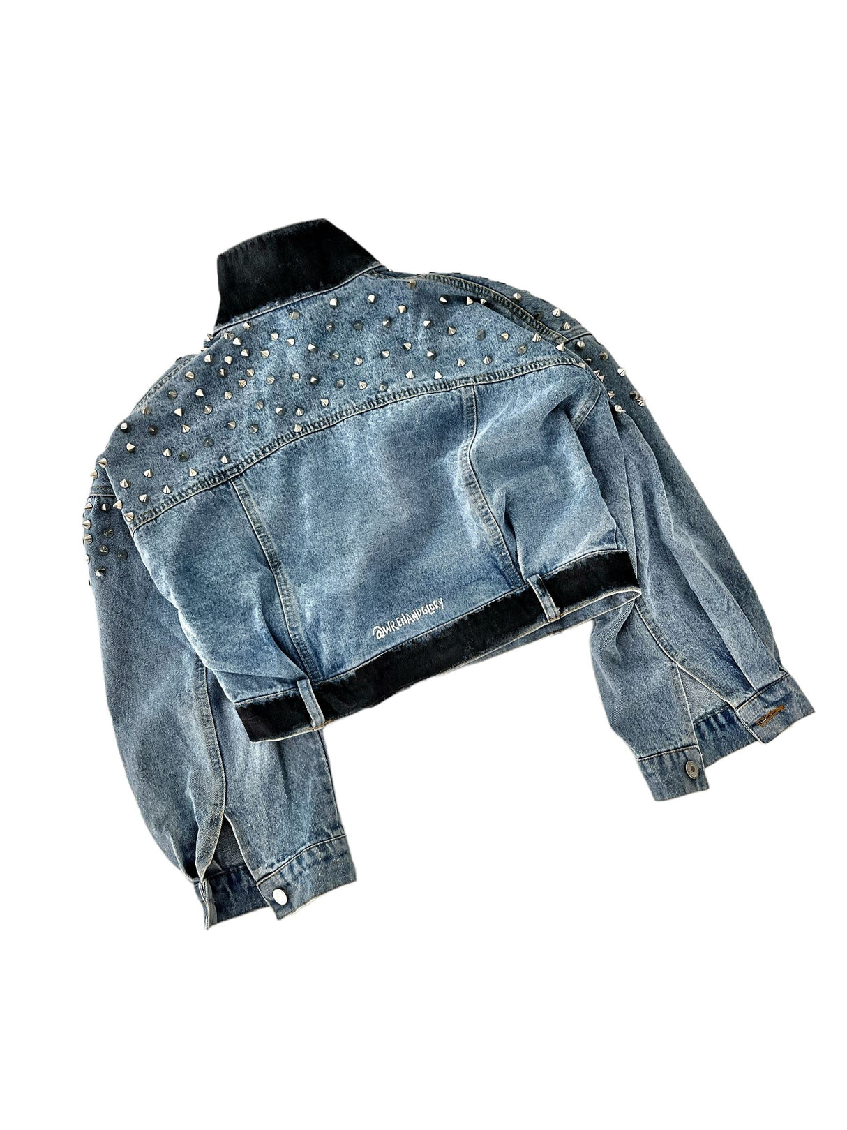 'Spiked and Beyond' Denim Jacket from Wren + Glory
