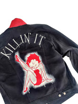 'Betty Boop x W+G' Denim Jacket from Wren + Glory