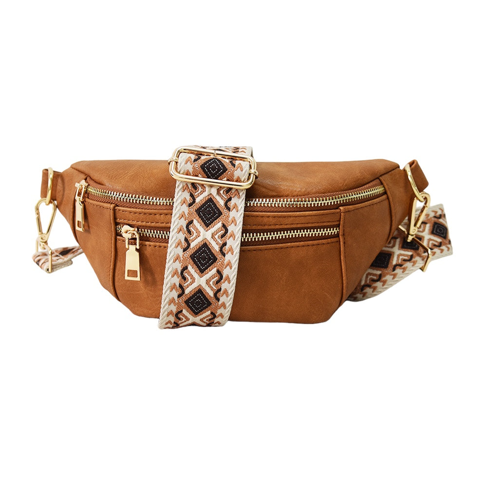 The Soho | Dual Zipper Sling Bag from Babs+Birdie