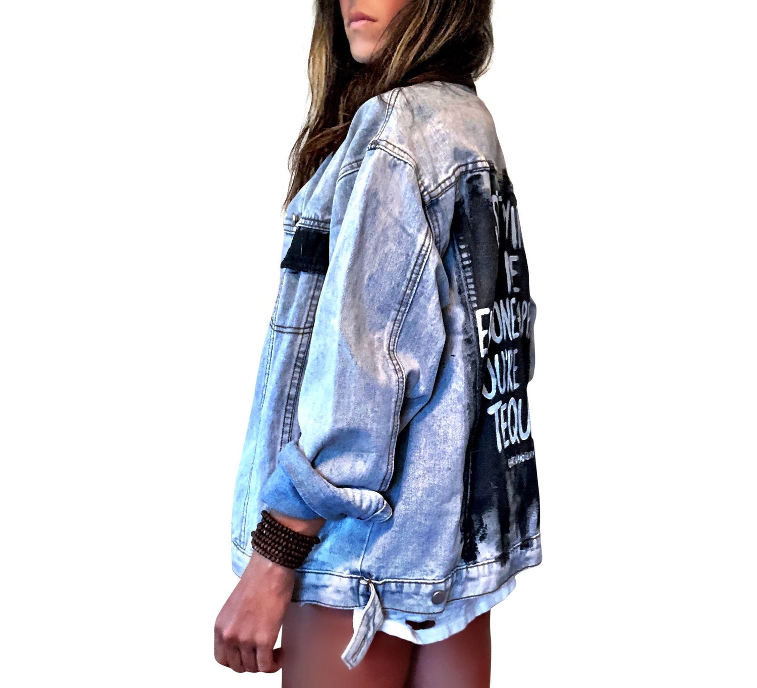 'TEQUILA TEQUILA' DENIM JACKET from Wren + Glory