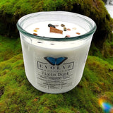 Rocks Candle - Pixie Dust (Wood Wick Watermelon Tourmaline Gemstone Soy Candle) from Evolve Botanica