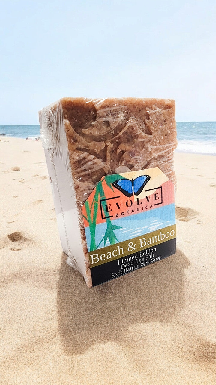 Specialty Soap - Beach & Bamboo (Limited Edition Salt Bar) from Evolve Botanica