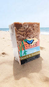 Specialty Soap - Beach & Bamboo (Limited Edition Salt Bar) from Evolve Botanica