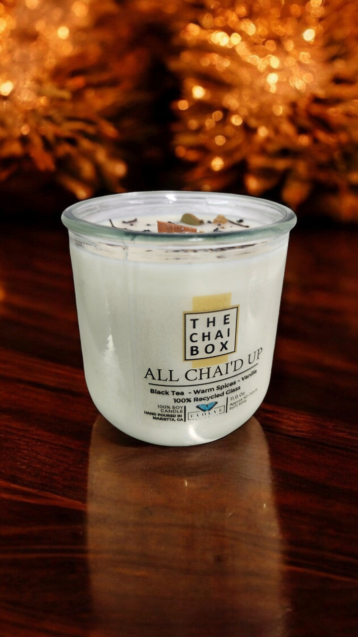 Rocks Candle - Chai (Wood Wick Gemstone Soy Candle) from Evolve Botanica