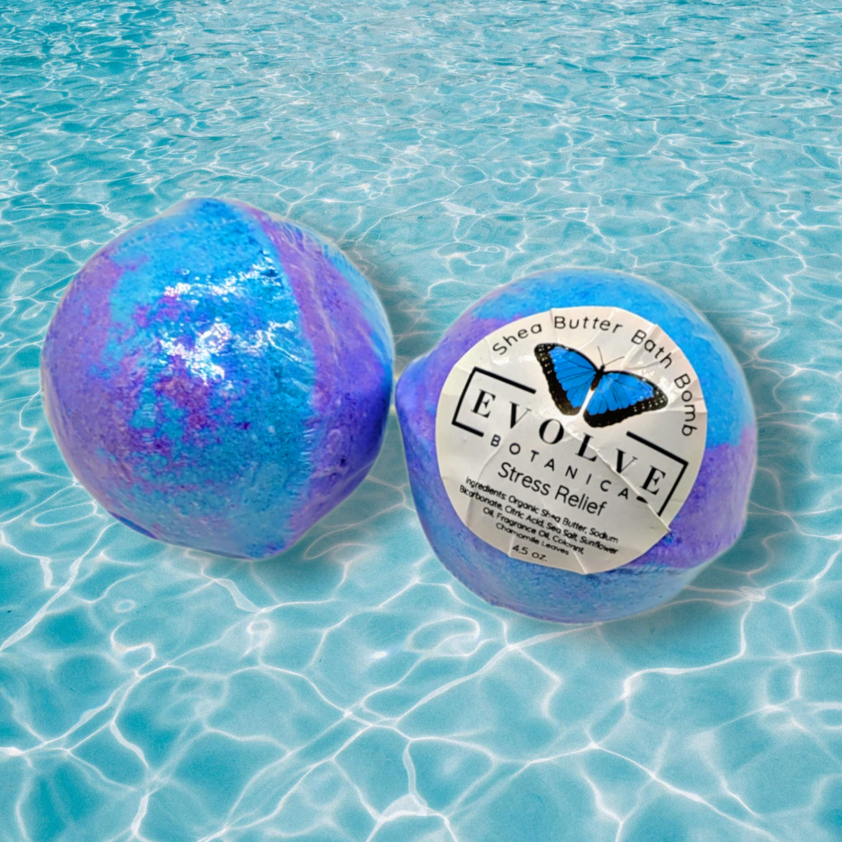 Bath Bomb - Stress Relief from Evolve Botanica