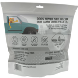 Lamb Lung Fillet Treats for Dogs - 10 oz from Dog Chits Pet Products