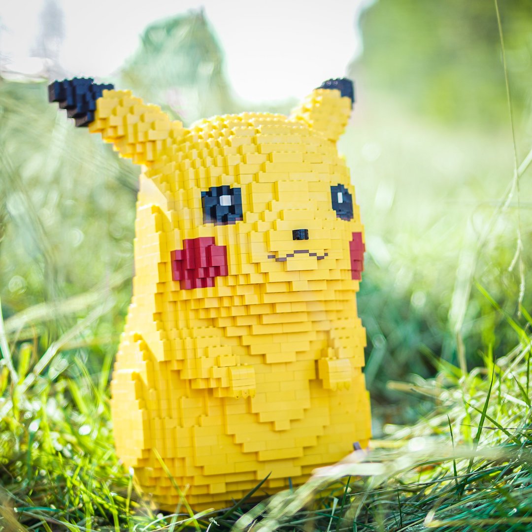 Life-Sized Electric Mouse from Bricker Builds