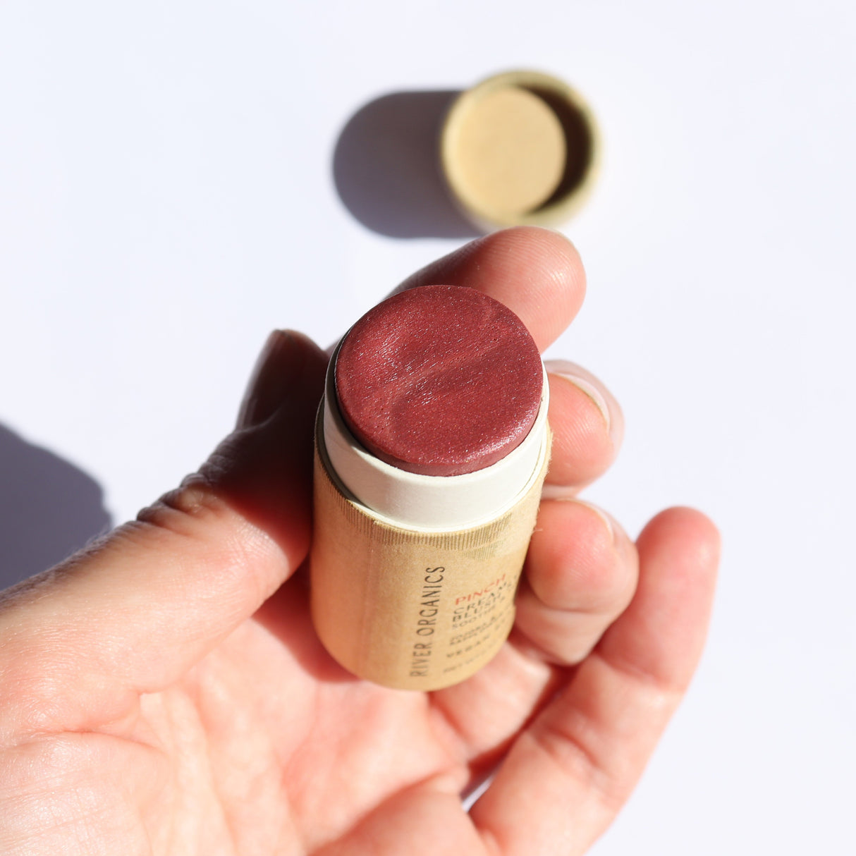 Creamy Vegan Blush Stick - Pinch from River Organics