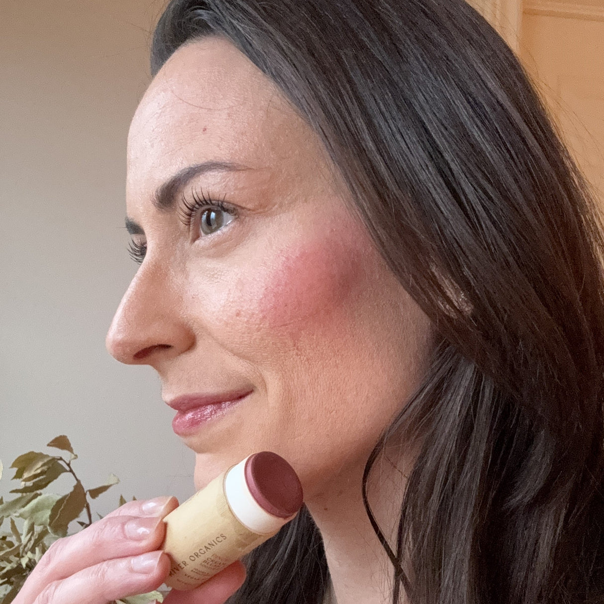 Creamy Vegan Blush Stick - Pinch from River Organics