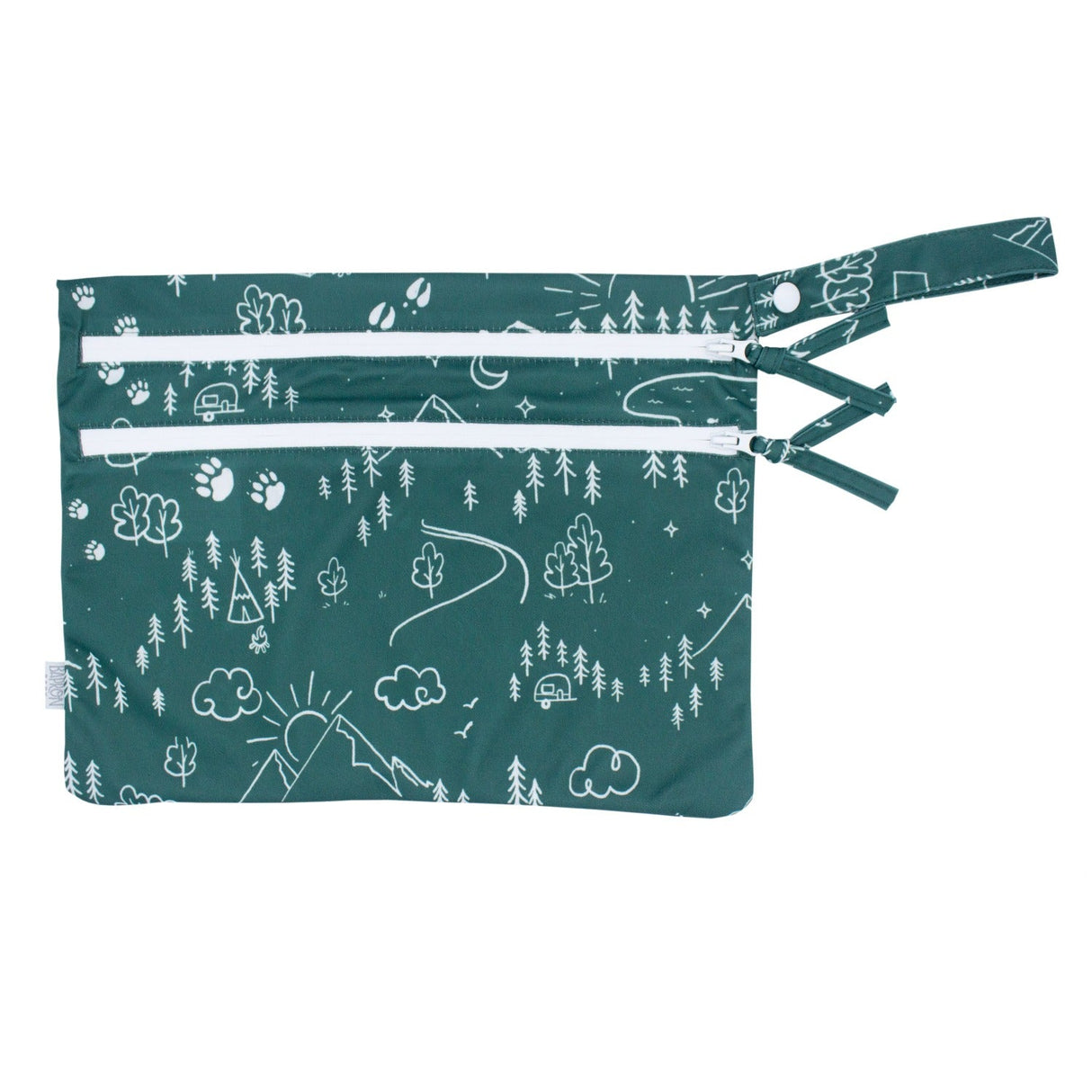 Pine Forest - Waterproof Wet Bag (For mealtime, on-the-go, and more!) from BapronBaby