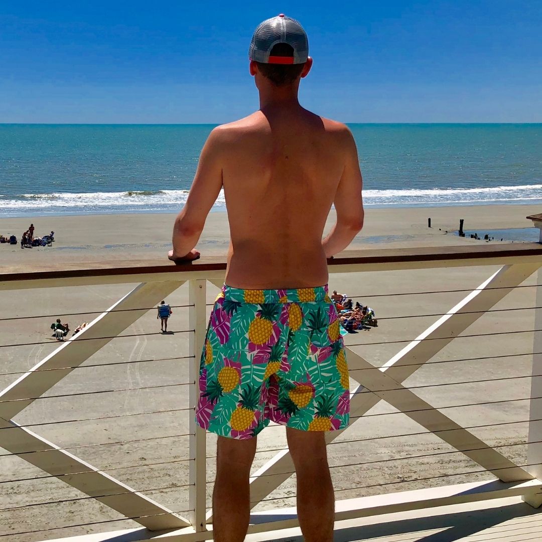 Pineapple Purp Swimsuit from Tropical Bros