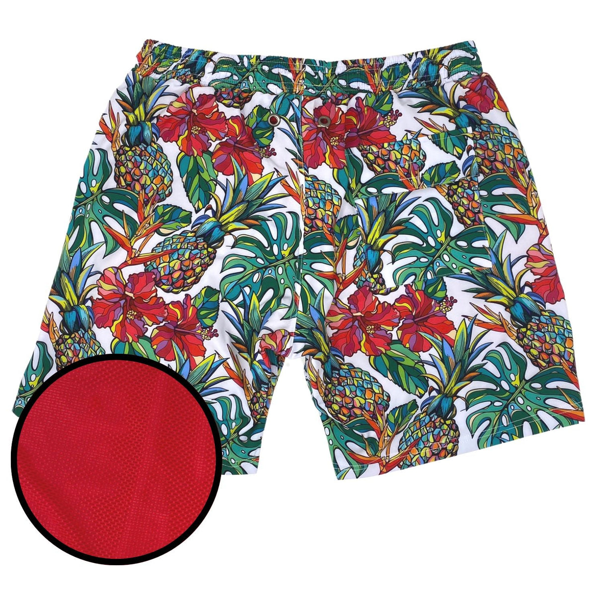 Pineapple Vibes Swimsuit Shorts from Tropical Bros
