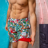 Pineapple Vibes Swimsuit Shorts from Tropical Bros