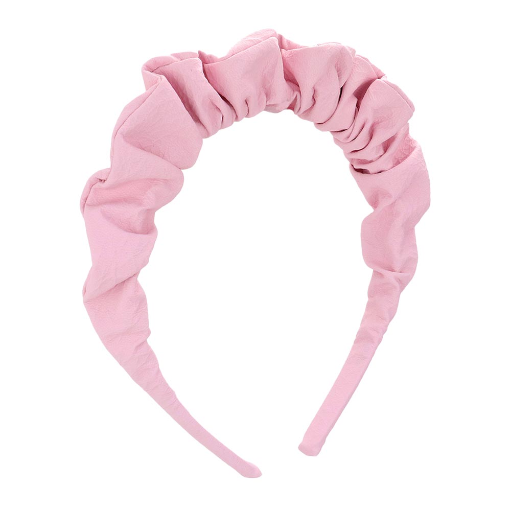 Beautiful Pleated Solid Headband from Madeline Love