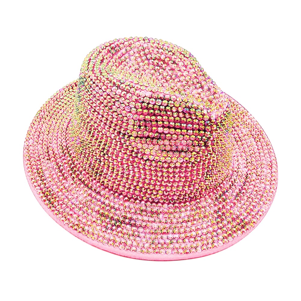 Bling Studded Panama Hat from Madeline Love