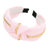 Chain Trim Knot Headband from Madeline Love