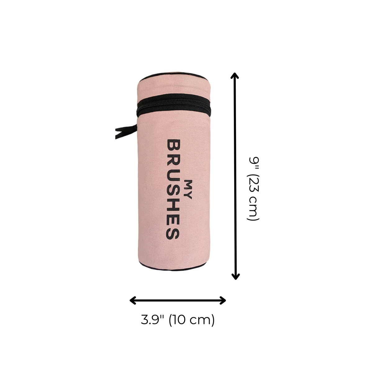 Brushes, Cylinder Case, Pink/Blush From Bag-all