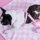 Frenchie Strap Harness - Pink Bubblegum from Frenchie Bulldog