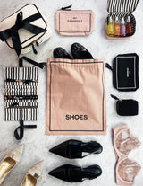 Couture Shoe Travel Bag, Pink/Blush From Bag-all