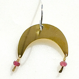 Moon Drop Earrings From Abroad Modern