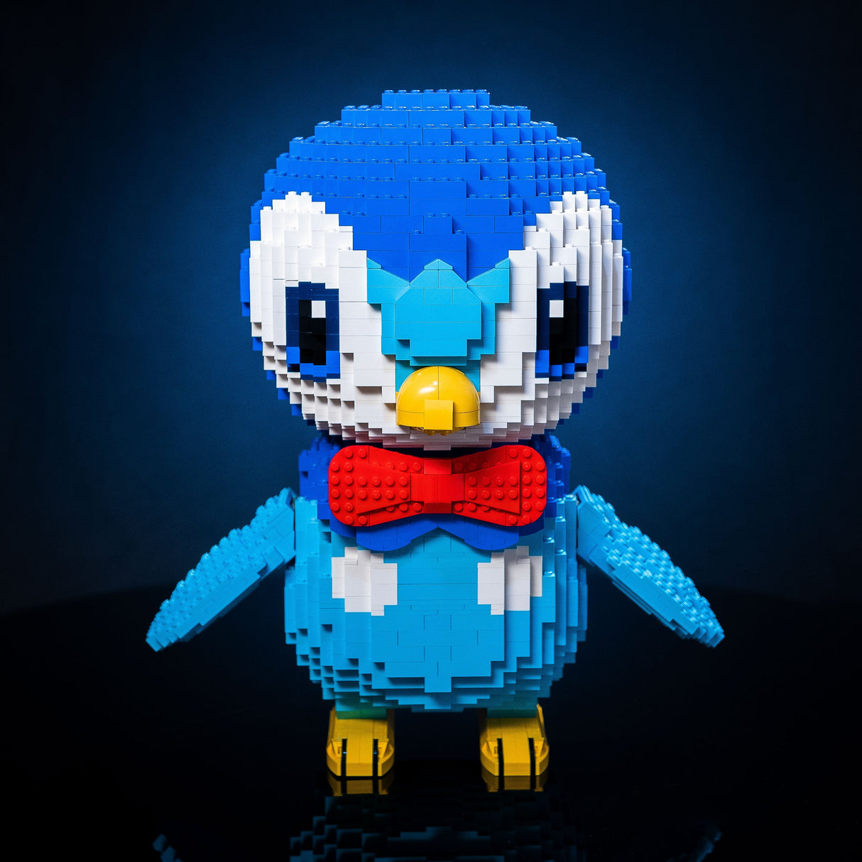 Life-Sized Proud Penguin from Bricker Builds