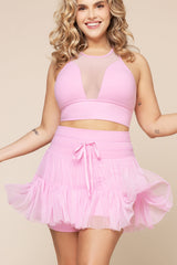 Pirouette Skort - Bubblegum from POPFLEX
