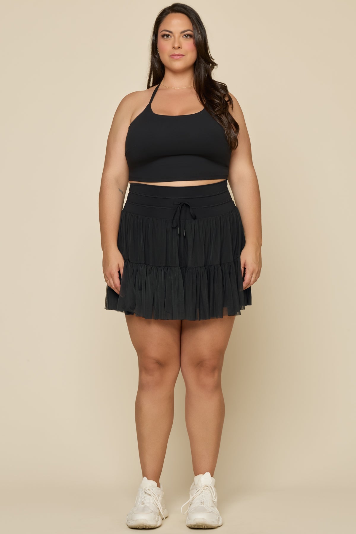 Pirouette Skort - Black from POPFLEX