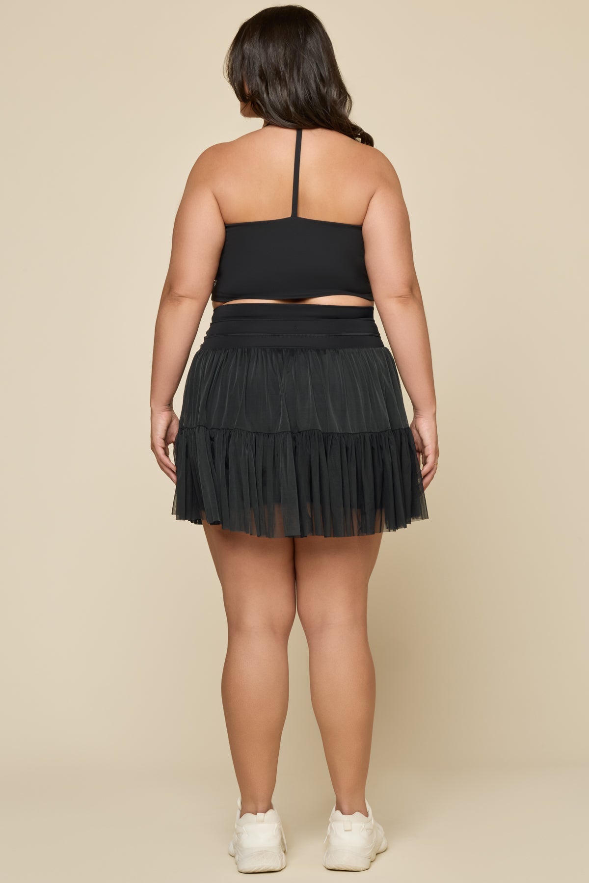Pirouette Skort - Black from POPFLEX