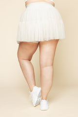Pirouette Skort - Ivory from POPFLEX