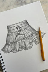 Pirouette Skort - Ivory from POPFLEX